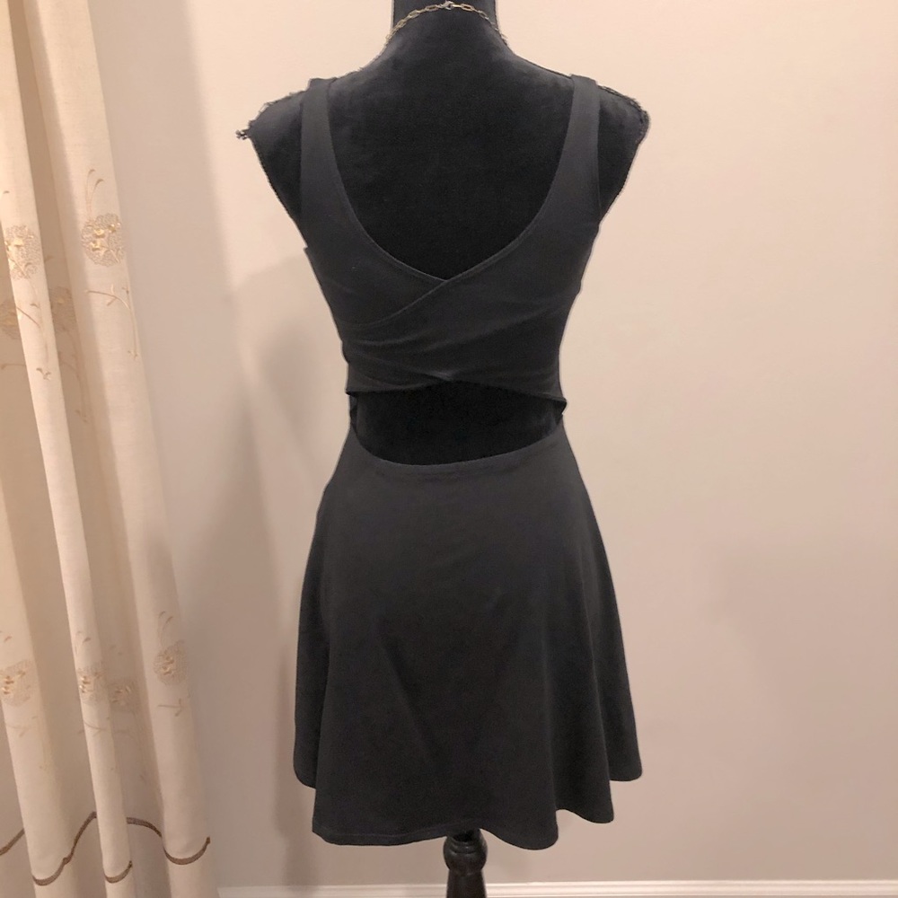 Abercrombie & Fitch Little black cutout back dress